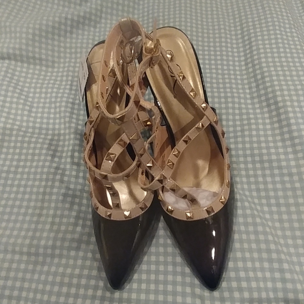 Black Patent Leather Heels